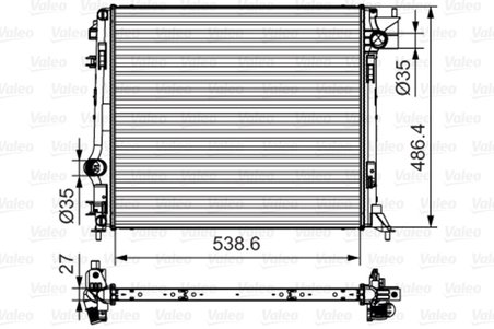 Radiator racire motor Valeo 701641