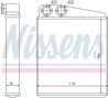 Schimbator caldura incalzire habitaclu Nissens 70228