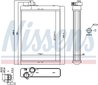 SCHIMBATOR CALDURA INCALZIRE HABITACLU NISSENS 70231 - Compatibil cu AUDI
