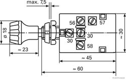 COMUTATOR FAR HERTH+BUSS ELPARTS 70526012 - Piesa auto compatibila cu mai multe marci
