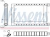 Schimbator caldura incalzire habitaclu Nissens 70527