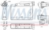 SCHIMBATOR CALDURA INCALZIRE HABITACLU NISSENS 70530 - Compatibil cu BMW