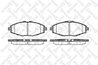 Set placute frana Stellox 707 000B-SX