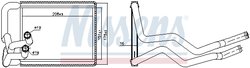 SCHIMBATOR CALDURA INCALZIRE HABITACLU NISSENS 707070 - Compatibil cu HYUNDAI