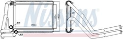SCHIMBATOR CALDURA INCALZIRE HABITACLU NISSENS 707071 - Compatibil cu HYUNDAI, KIA