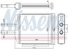 SCHIMBATOR CALDURA INCALZIRE HABITACLU NISSENS 707072 - Compatibil cu CHEVROLET, DAEWOO