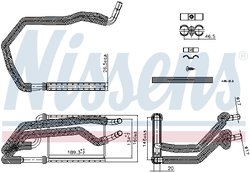 SCHIMBATOR CALDURA INCALZIRE HABITACLU NISSENS 707222 - Compatibil cu LAND ROVER