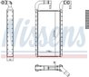 SCHIMBATOR CALDURA INCALZIRE HABITACLU NISSENS 707241 - Compatibil cu SCANIA