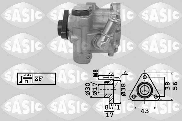 POMPA HIDRAULICA DIRECTIE SASIC 7076048 - Compatibil cu AUDI