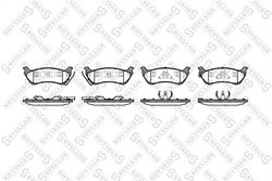 Set placute frana Stellox 709 001B-SX