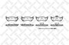 Set placute frana Stellox 709 011B-SX