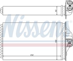 Schimbator caldura incalzire habitaclu Nissens 70975