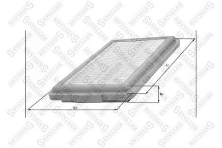 Filtru aer Stellox 71-01286-SX