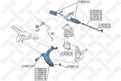BUCSA SUSPENSIE STELLOX 71-03293-SX - Compatibil cu FIAT