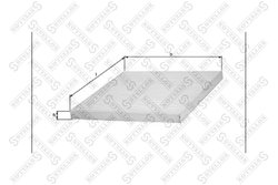 FILTRU AER HABITACLU STELLOX 71-10001-SX - Compatibil cu AUDI, SEAT, VW