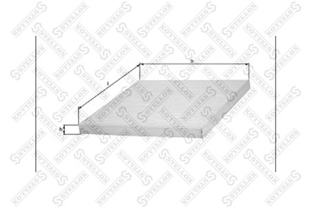 Filtru aer habitaclu Stellox 71-10001-SX