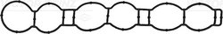 GARNITURA GALERIE ADMISIE VICTOR REINZ 71-10465-00 - Compatibil cu CHRYSLER, JEEP, LANCIA, RAM