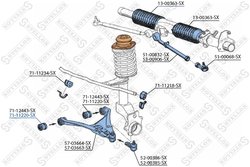 BUCSA SUSPENSIE STELLOX 71-11220-SX - Compatibil cu AUDI, VW