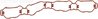 GARNITURA GALERIE ADMISIE VICTOR REINZ 71-12493-00 - Compatibil cu AUDI, CUPRA, SEAT, SKODA, VW