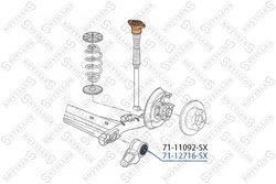 BUCSA SUSPENSIE STELLOX 71-12716-SX - Compatibil cu AUDI, SEAT, SKODA, VW