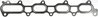 GARNITURA GALERIE EVACUARE VICTOR REINZ 71-16992-00 - Compatibil cu FIAT, MITSUBISHI