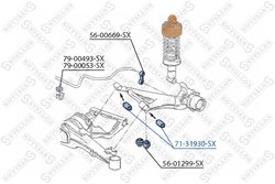 Bucsa suspensie Stellox 71-31930-SX