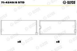 CUZINETI BIELA GLYCO 71-4249/8 STD - Compatibil cu SCANIA