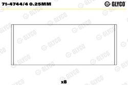 CUZINETI BIELA GLYCO 71-4744/4 0.25MM - Compatibil cu NISSAN, OPEL, RENAULT, VAUXHALL