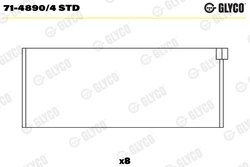 Cuzineti biela Glyco 71-4890/4 STD