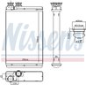 SCHIMBATOR CALDURA INCALZIRE HABITACLU NISSENS 71158 - Compatibil cu CITROEN, PEUGEOT