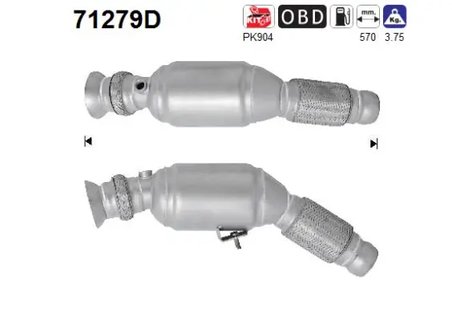 CATALIZATOR AS 71279D - Compatibil cu MERCEDES-BENZ
