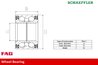 Set rulment roata FAG 713 6401 80