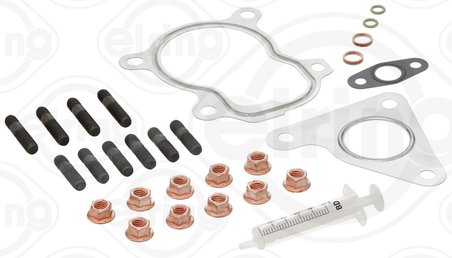 SET MONTAJ TURBO ELRING 715.350 - Compatibil cu ARO, MITSUBISHI, NISSAN, OPEL, RENAULT, VAUXHALL, VOLVO