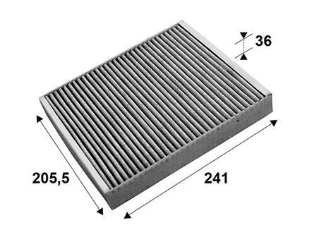 Filtru aer habitaclu Valeo 715659