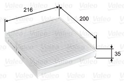 FILTRU AER HABITACLU VALEO 715746 - Compatibil cu DACIA, LADA, NISSAN, RENAULT
