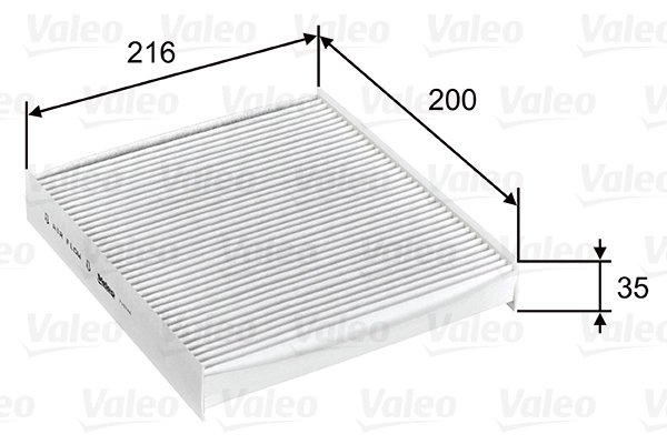 FILTRU AER HABITACLU VALEO 715746 - Compatibil cu DACIA, LADA, NISSAN, RENAULT