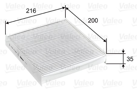 FILTRU AER HABITACLU VALEO 715746 - Compatibil cu DACIA, LADA, NISSAN, RENAULT