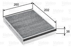 Filtru aer habitaclu Valeo 715757