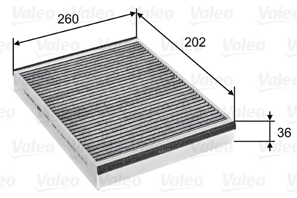 Filtru aer habitaclu Valeo 715757