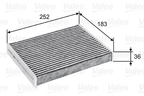 FILTRU AER HABITACLU VALEO 715802 - Compatibil cu DACIA, RENAULT