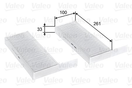 Filtru aer habitaclu Valeo 715808