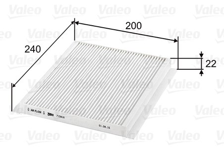 Filtru aer habitaclu Valeo 715816