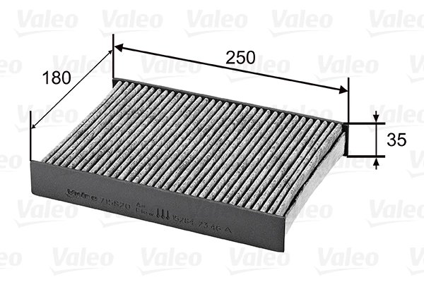 Filtru aer habitaclu Valeo 715820