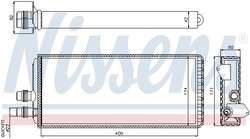 SCHIMBATOR CALDURA INCALZIRE HABITACLU NISSENS 71815 - Compatibil cu IVECO