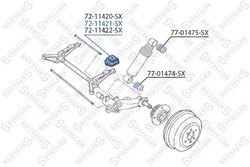 Bucsa suspensie Stellox 72-11421-SX