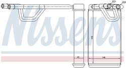 Schimbator caldura incalzire habitaclu Nissens 72209