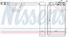 Schimbator caldura incalzire habitaclu Nissens 72209