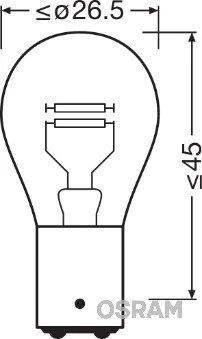 Bec, semnalizator Osram 7240
