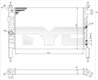 Radiator racire motor TYC 725-0018