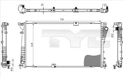 Radiator racire motor TYC 725-0045